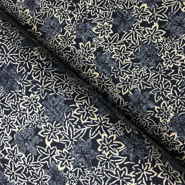 Blaudruck, Japanische Muster, Ahornblätter