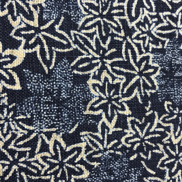 Blaudruck, Japanische Muster, Ahornblätter