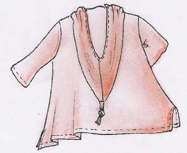 Schnittmuster Shirt-Jacke  "Malibu"